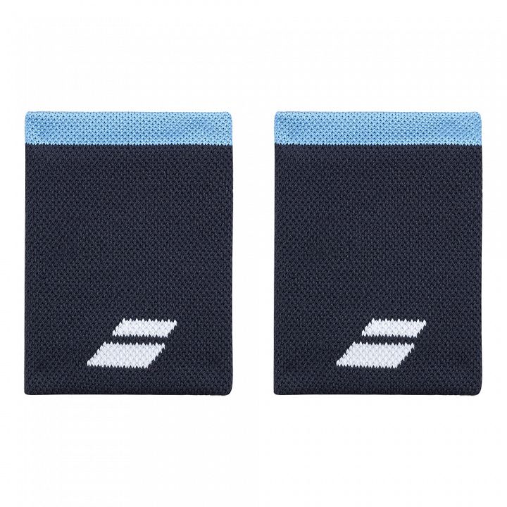 Babolat Logo Jumbo Wristband 2x Drive Blue / Heritage